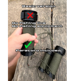 Waterproof Fishing Survival Kit – Hand Reel EDC Tool for Preppers & Bug Out Bags